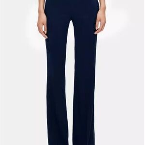 THEORY DEMITRIA DRESS PANT IN BLACK ADMIRAL CREPE, Size 12